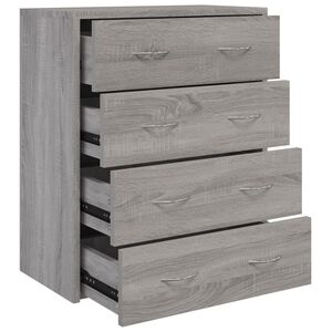 vidaXL Komoda s 4 ladice 60 x 30,5 x 71 cm boja hrasta sonome