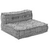 vidaXL Modularni kauč 4 pcs Svijetlo siva tkanina