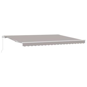 vidaXL Nadstre&scaron;nica Svijetlo siva 450 x 300 x 165 cm Poliester i metal