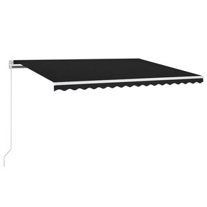 vidaXL Tenda na ručno uvlačenje 400 x 350 cm antracit