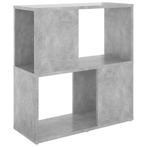 vidaXL Ormarić za knjige siva boja betona 60x24x63cm konstruirano drvo