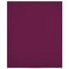 vidaXL Plahta s gumicom od žerseja bordo 100x200 cm pamučna