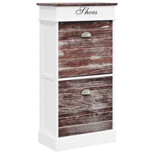 vidaXL Ormarić za cipele smeđi 50 x 28 x 98 cm od drva paulovnije