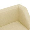 vidaXL Sofa za pse krem 95 x 63 x 39 cm od platna