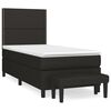 vidaXL Krevet s oprugama i madracem crni 100 x 200 cm od tkanine
