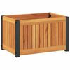 vidaXL Vrtna sadilica 45 x 30 x 27,5 cm masivno bagremovo drvo i čelik