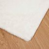 vidaXL Faux Rabbit Fur Rug Olite Krema 100 x 200 cm Poliester