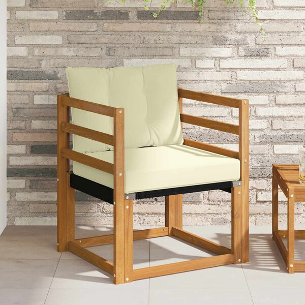 vidaXL Set vanjskih sofa Čvrsto drvo akacije i Textilene