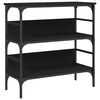 vidaXL Konzolni stol crni 75 x 32 x 75 cm od konstruiranog drva