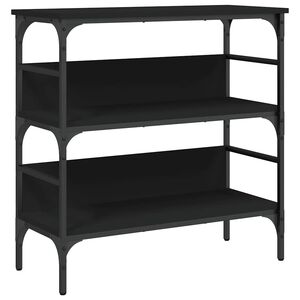 vidaXL Konzolni stol crni 75 x 32 x 75 cm od konstruiranog drva