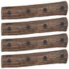vidaXL Vje&scaron;alica Smeđa 50 x 8 x 12 cm Čvrsto drvo iz reciklaže