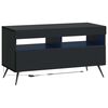 vidaXL LED TV kabinet Crna Konstruirano drvo