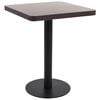 vidaXL Bistro stol tamnosmeđi 60 x 60 cm MDF