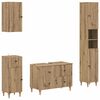 vidaXL Set kupaonskih ormara od 4 dijela ALKMAAR Hrast artisan