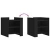 vidaXL Noćni ormarić crni 45 x 50 x 50 cm od konstruiranog drva