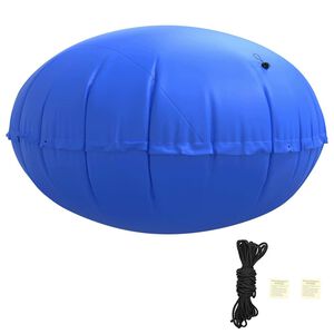 vidaXL Zimski Bazen Jastuk Plava &Oslash; 220 x 140 cm PVC