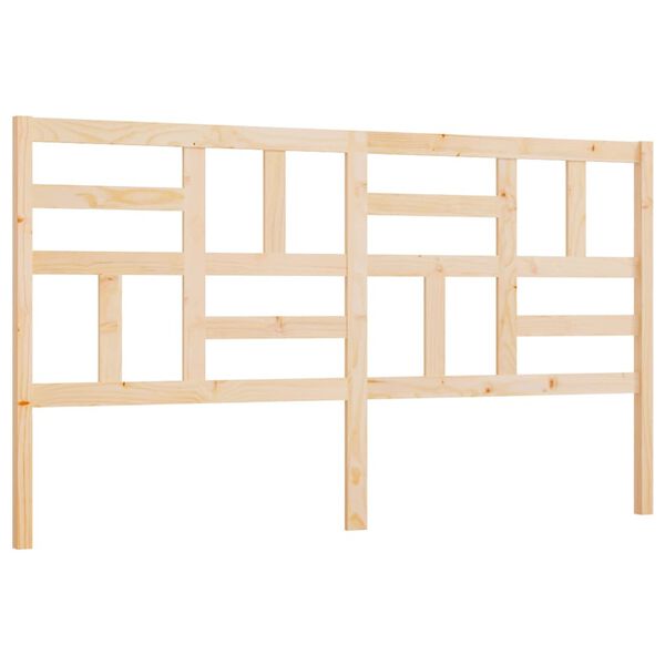 vidaXL Uzglavlje za krevet 186 x 4 x 100 cm od masivne borovine
