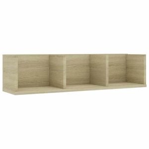 vidaXL Zidna polica za CD-ove boja hrasta 75x18x18cm konstruirano drvo