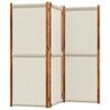 vidaXL Sobna pregrada s 3 panela svjetlosiva 210 x 180 cm