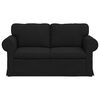 vidaXL Sofa 120cm Crna Metal