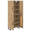 vidaXL Highboard 2 pcs Umjetnički hrast 69,5 x 34 x 180 cm