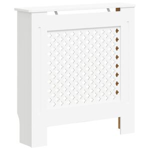 vidaXL Pokrov za radijator MDF bijeli 78 cm
