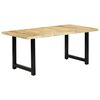 vidaXL Blagovaonski stol od masivnog drva manga 180 x 90 x 76 cm
