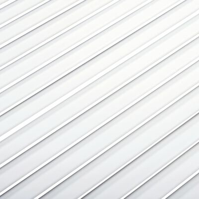 vidaXL Vrata za ormarić rešetkasta 4 kom bijela 69 x 49,4 cm borovina