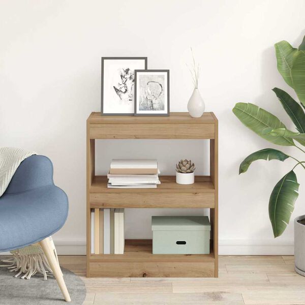 vidaXL Ormarić za knjige Umjetnički hrast 60 x 30 x 72 cm