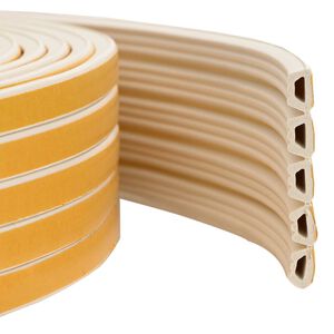 vidaXL Samoljepiva brtvila za prozore Bijela 10 x 6 mm 12 m EPDM pjena