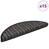 vidaXL Samoljepljivi stepenasti ulo&scaron;ci 15 pcs Antracit 56 x 17 x 3 cm