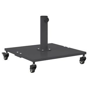 vidaXL Baza za suncobran Tamno siva 45 x 45 x 31,5 cm