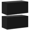 3082851 vidaXL Garden Furniture Covers 2 pcs 6 Eyelets 160x80x75 cm (2x48650)
