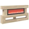 vidaXL Električni kamin Sonoma 150 x 21 x 77 cm Konstruirano drvo