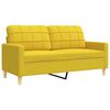 vidaXL 3-dijelni set sofa svjetložuti od tkanine