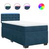 vidaXL Box spring krevet s madracem plavi 90x190 cm bar&scaron;unasti