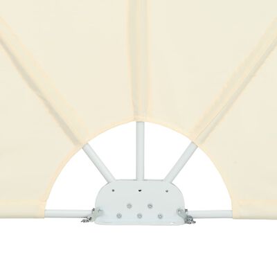 vidaXL Sklopiva bočna tenda krem 300 x 150 cm