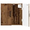 vidaXL Kabinet za mete HAARLEM Staro drvo 52,5 x 10,5 x 53,5 cm