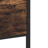 vidaXL Metalni okvir kreveta bez madraca boja hrasta 120x200 cm