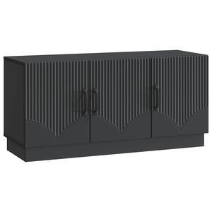 vidaXL TV ormar Crna 99 x 34,5 x 47 cm Konstruirano drvo