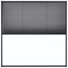 vidaXL Zaslon protiv insekata za prozore antracit 120x120 cm aluminij