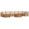 vidaXL Set vanjskih sofa 8 kom. Prirodna