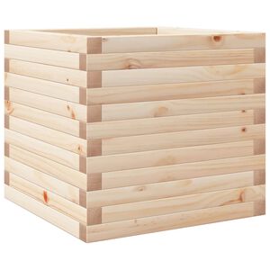 vidaXL Vrtna sadilica 50x50x45,5 cm od masivne borovine
