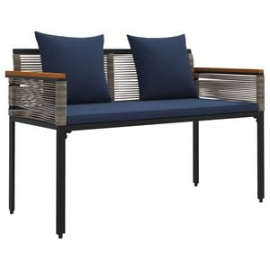 vidaXL Vanjska klupa 2 -Seater 117 x 54 x 74.5 cm poliratan