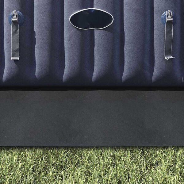 vidaXL Podni sheet za bazen Crna 274 x 274 cm Poliester geotekstil