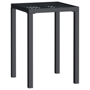 vidaXL Vrtni stol antracit 50 x 50 x 72 cm čelični