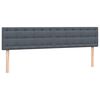vidaXL Box spring krevet s madracem tamnosivi 180x220 cm bar&scaron;unasti