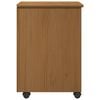 vidaXL Mobilni ormar s kotačem MOSS Medeno Smeđa 34 x 39 x 56 cm