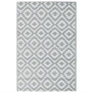 vidaXL Vanjski tepih ARAKIL sivi 120 x 180 cm PP