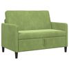 vidaXL Sofa s pohranom Svijetlo zelena 122 x 78 x 87 cm Poliester